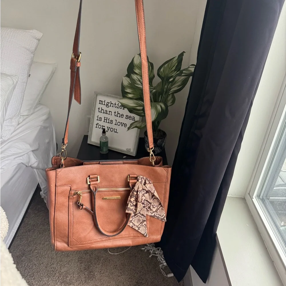 Steve Madden Brown Leather Handbag - Picture 7 of 10